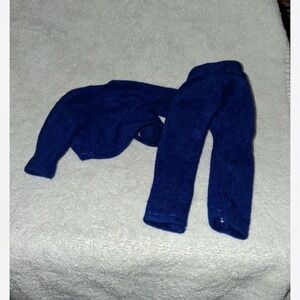 Vintage Barbie Blue Jacket & Pants‎ Outfit Set Fashion Doll Clothes